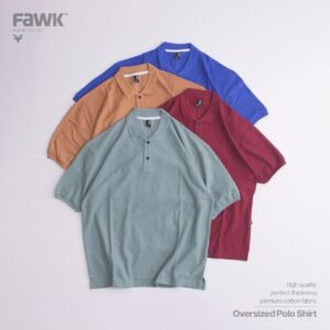 FK. Basic Oversized Polo Shirt